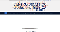 Desktop Screenshot of cdpm.it